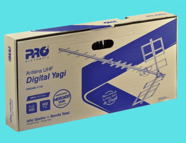 antena digital externa proeletronic yagi prohd-1118 preço